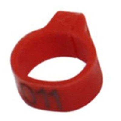 Маркеровочное кольцо Ø8 мм с номером (Красное)