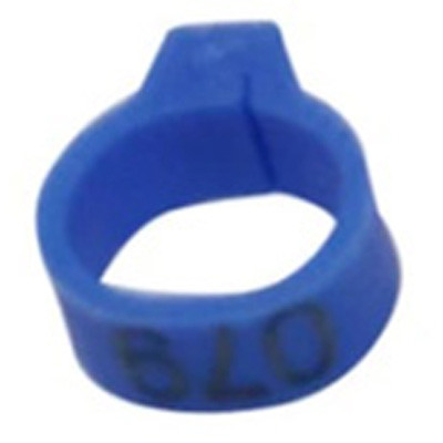 Маркеровочное кольцо Ø8 мм с номером(Синее)
