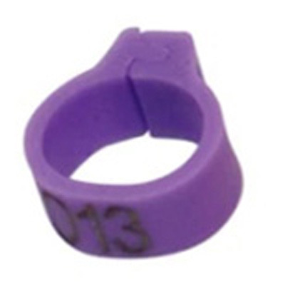Маркеровочное кольцо Ø8 мм с номером (Фиолет)