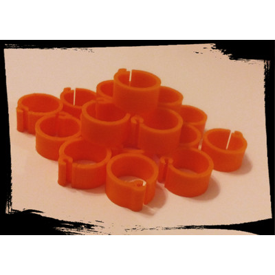Маркеровочное кольцо Ø11 мм (Оранжевое)