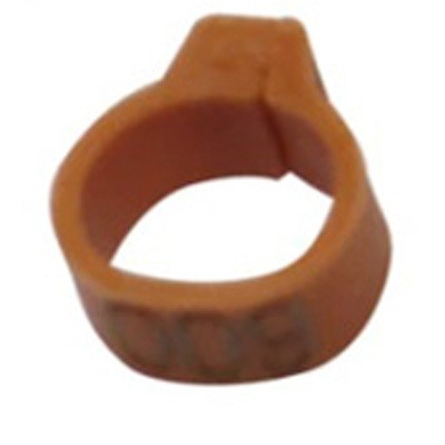 Маркеровочное кольцо Ø8 мм с ном (коричневое)