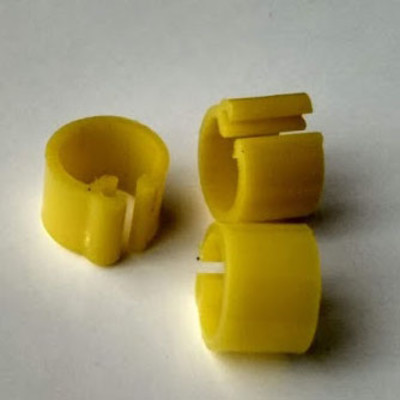 Маркеровочное кольцо Ø7 мм без номера - желтое